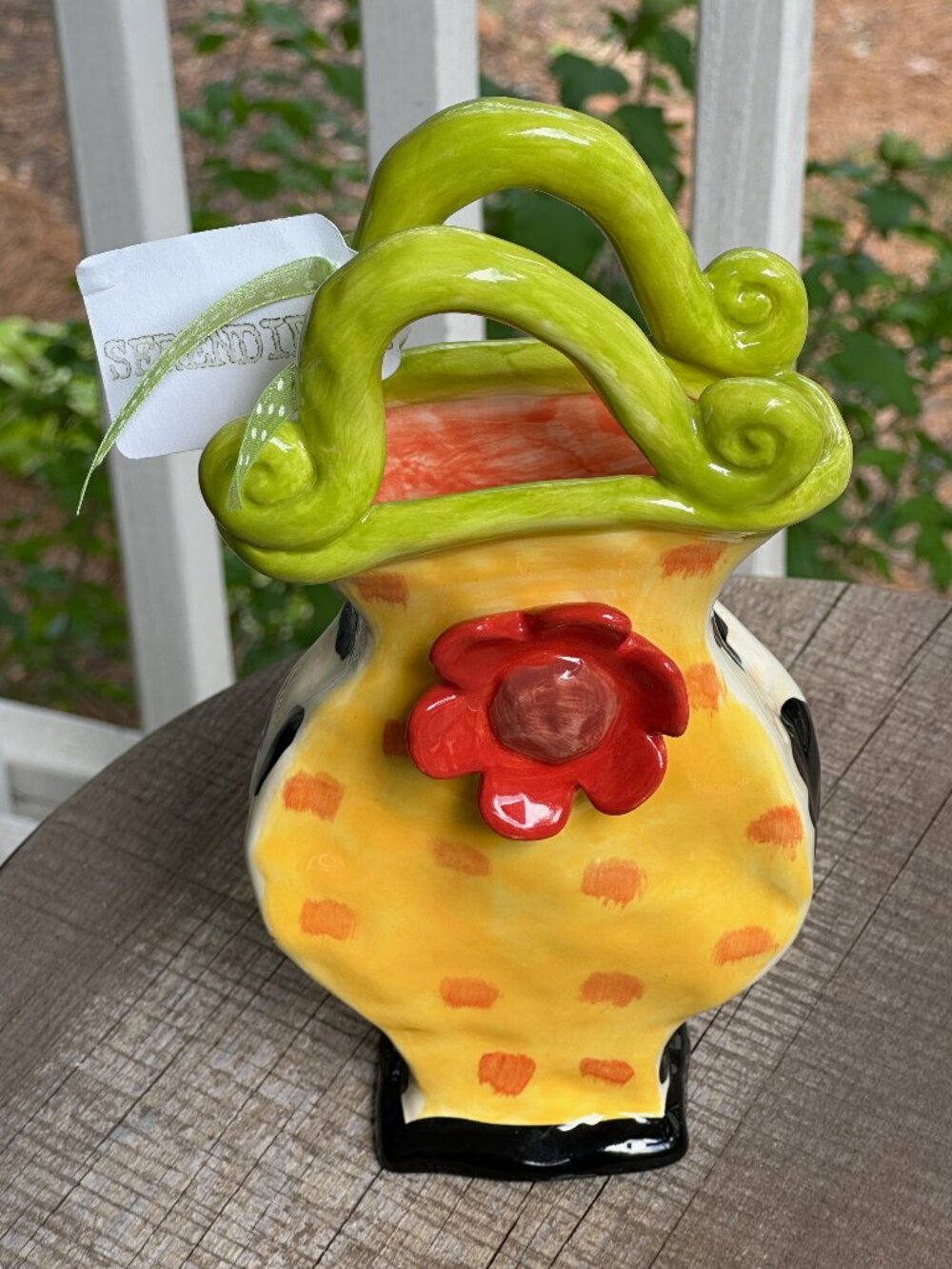 NWT Mary Rose Young "Quite Contrary" Purse Vase - Red Carpet Studios